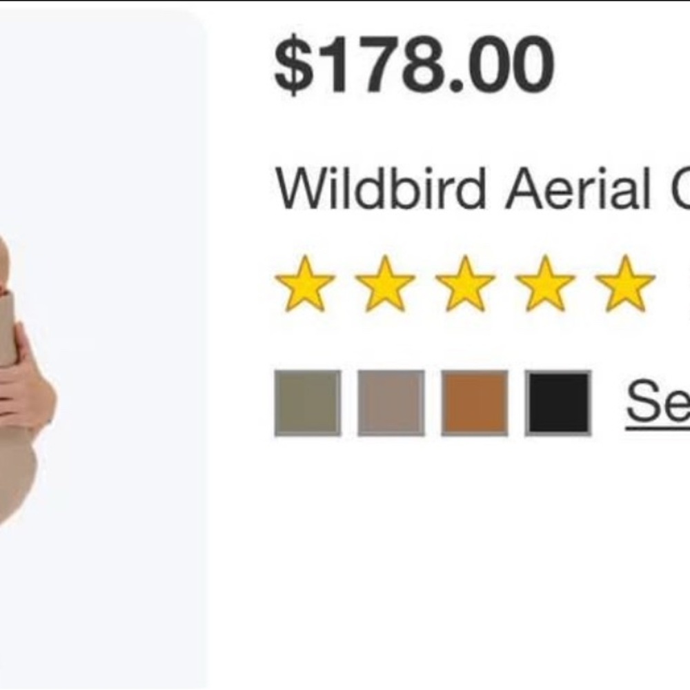 WildBird Carrier with Cream and Tan Accents